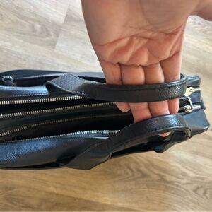 Coach black Leather Men's Bag